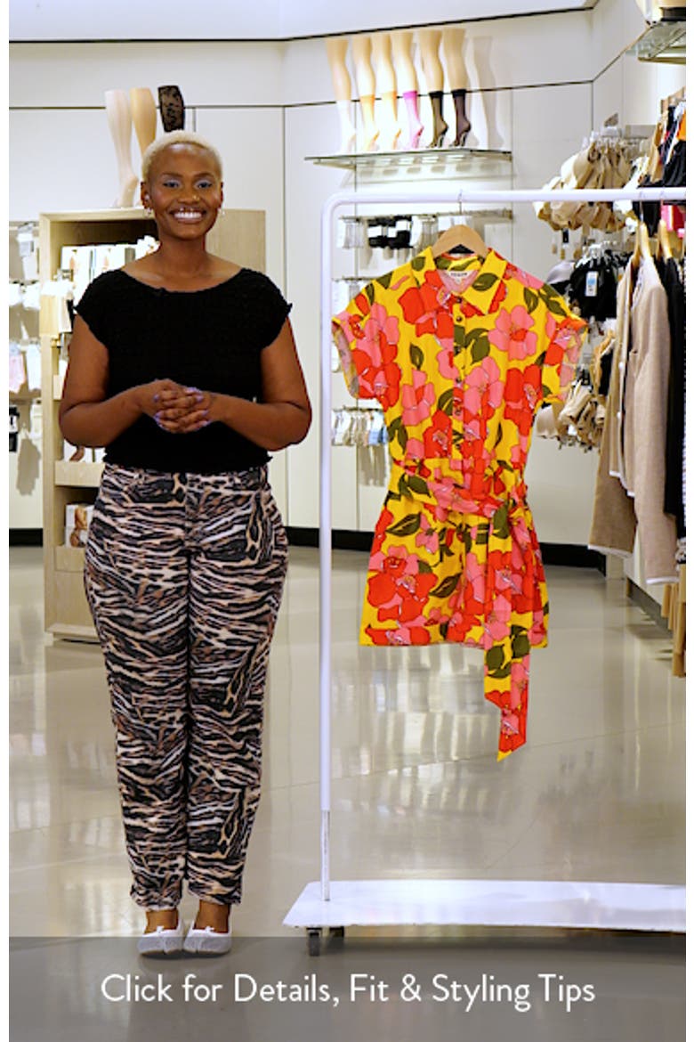 Kay Floral Linen Playsuit video