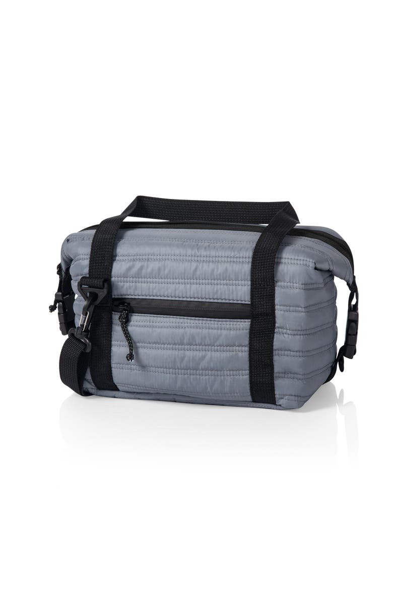 Oniva Midday Quilted Washable Insulated Lunch Bag, Main, color, Gray