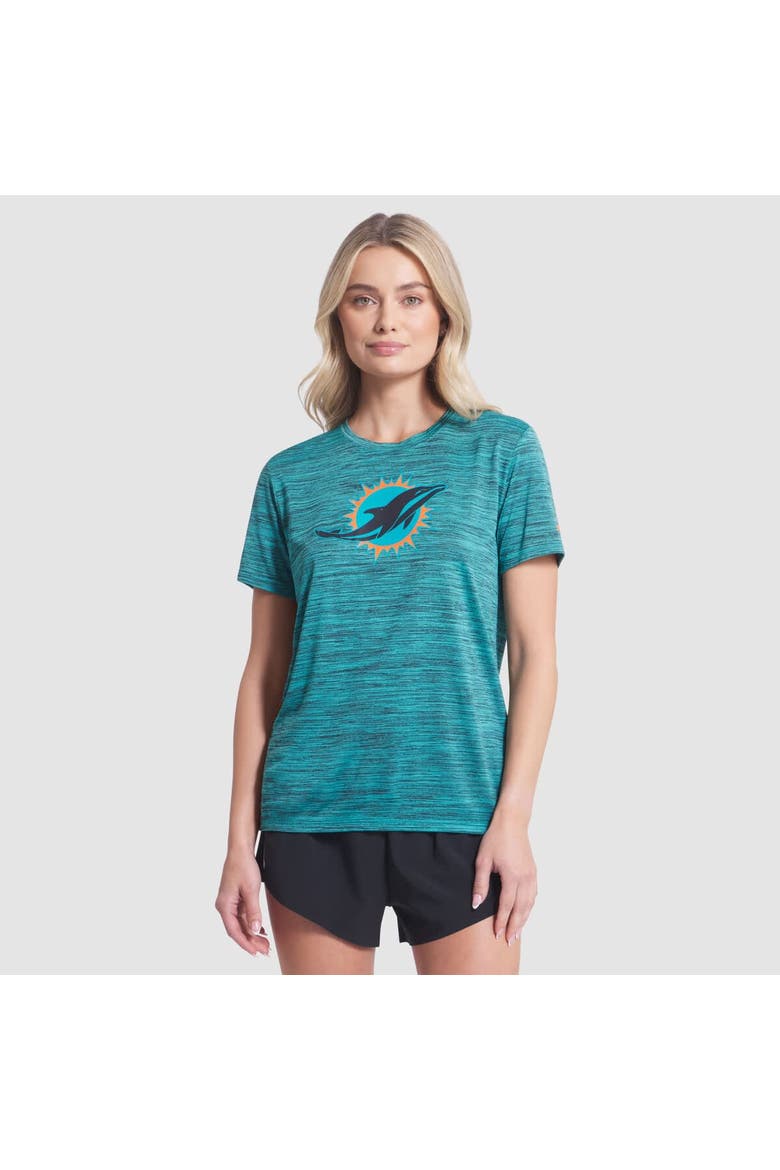 Women's Nike Turbo Green Miami Dolphins 2025 Rivalries Collection Sideline Velocity Dri-FIT T-Shirt, Main, color, Aqua