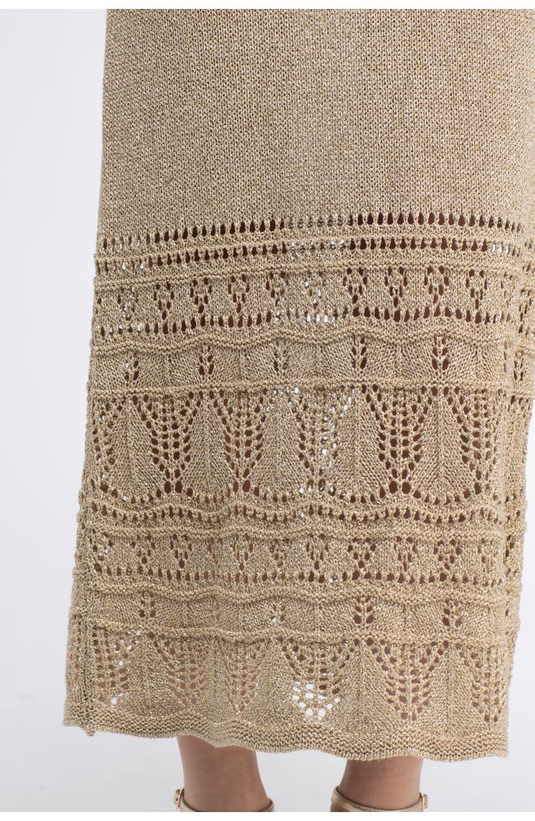 Sunday St. Tropez Gioca Crochet Cover-Up Maxi Skirt, Alternate, color, 