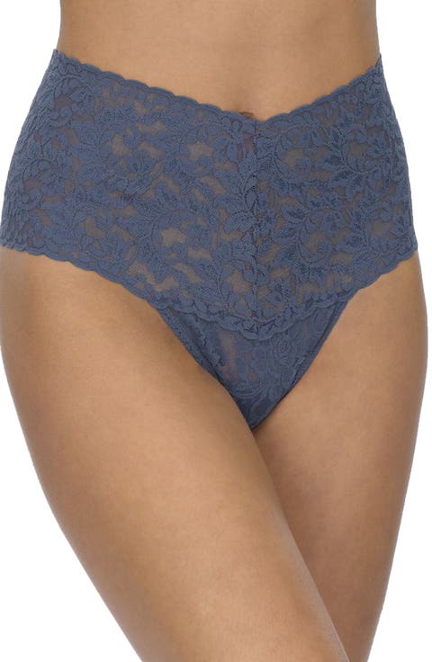 Retro High Waist Thong