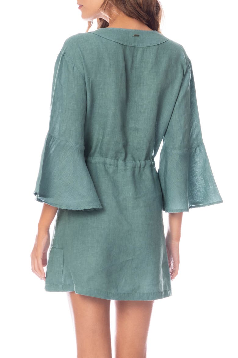 Eucalyptus Green Joy Cover-Up Dress, Alternate, color, GREEN