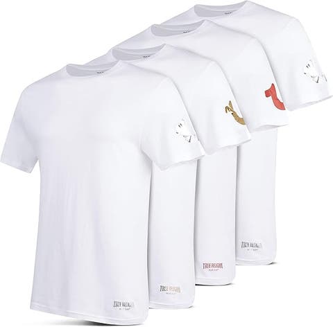 Crew Neck Undershirts 4 Pack