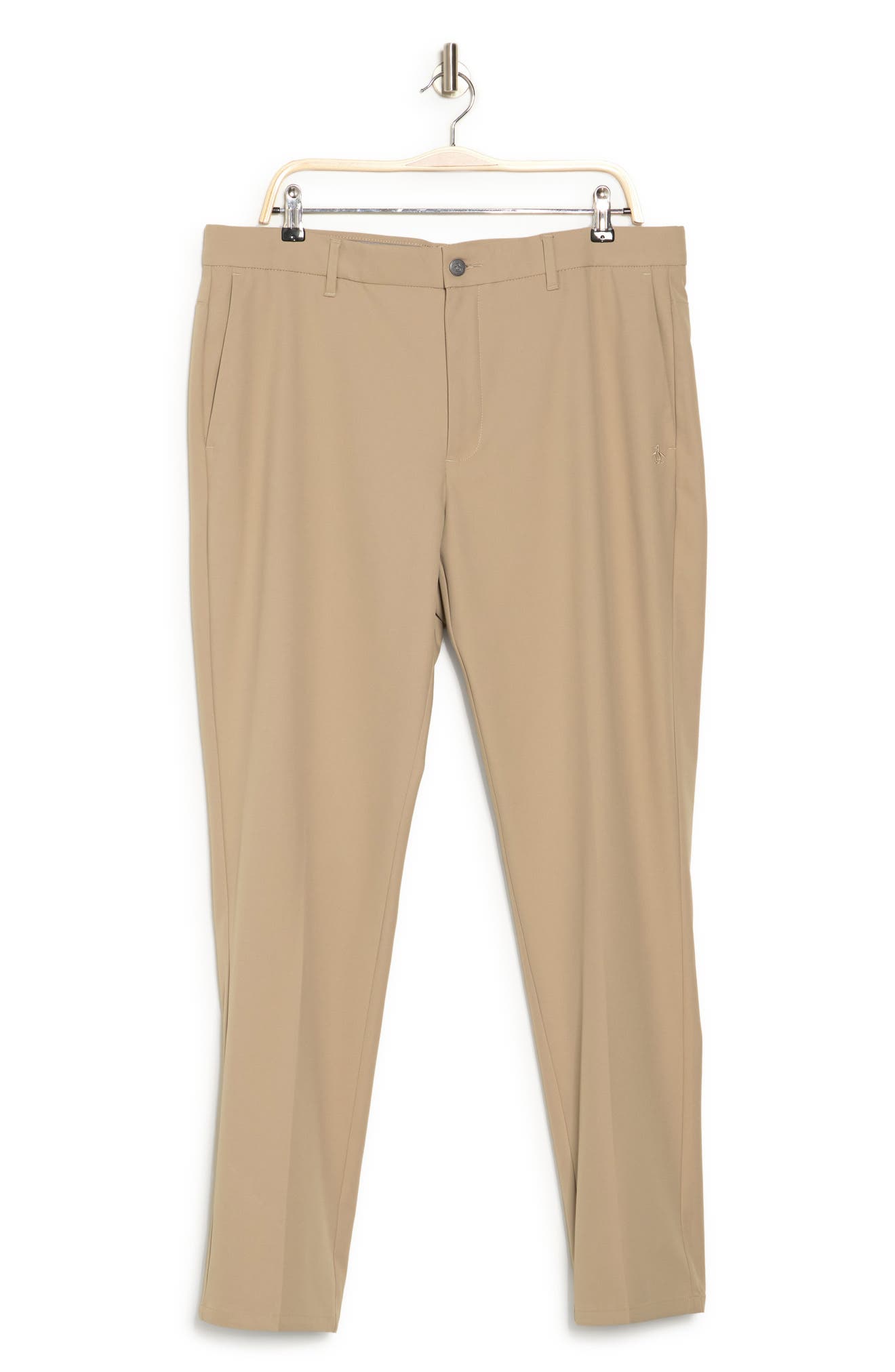 ORIGINAL PENGUIN GOLF Flat Front Solid Golf Pants