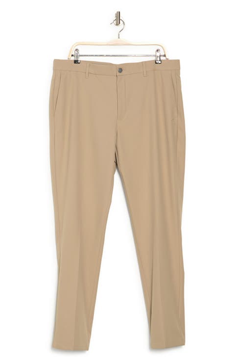 Flat Front Solid Golf Pants