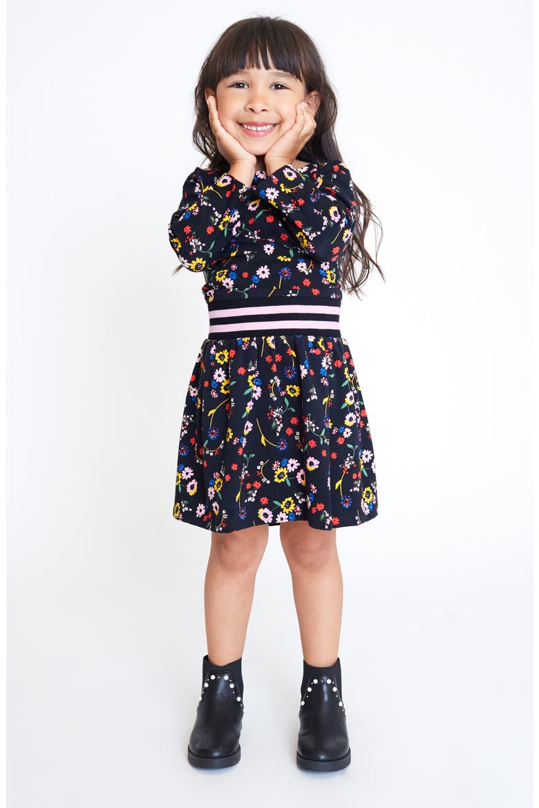 Eliza Flowers Dress, Alternate, color, FIELD OF FLOWERS