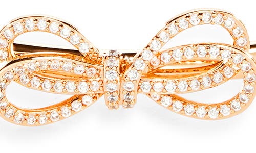 Kate Spade New York Bow Meets Girl Pavé Bangle Bracelet