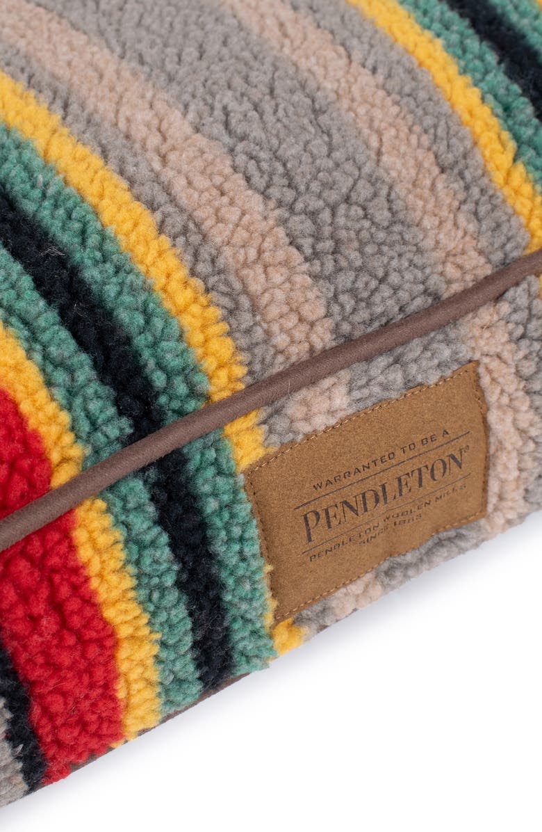 Pendleton Vintage Camp Napper Pet Bed, Alternate, color, Mineral Umber