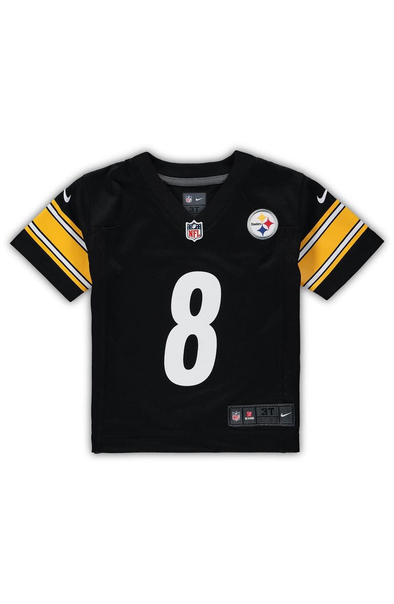 Nike Toddler Nike Kenny Pickett Black Pittsburgh Steelers Game Jersey, Alternate, color, 