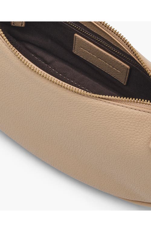 Marc Jacobs The Crescent Leather Shoulder Bag In Camel