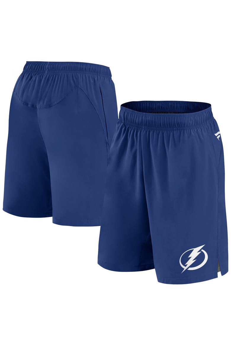 Men's Fanatics Branded  Blue Tampa Bay Lightning Authentic Pro Tech Shorts, Main, color, Blue