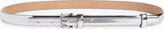 Max Mara Mirror Metallic Leather Belt