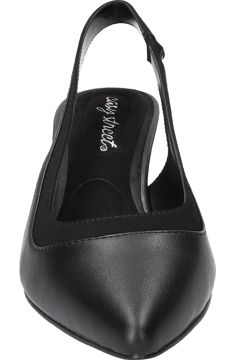EASY STREET Dessa Slingback Pointed Toe Pump, Alternate, color, Black