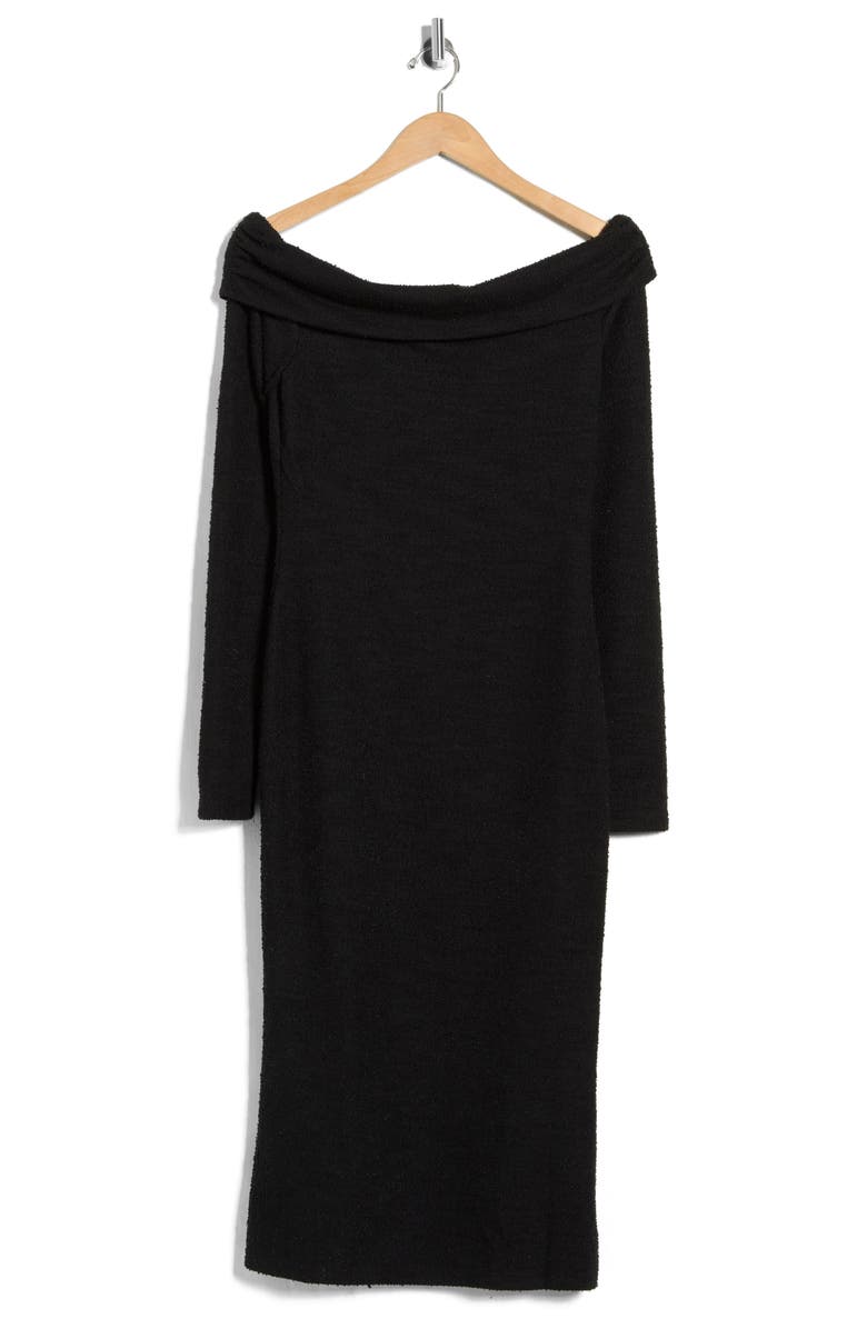 AREA STARS Bailey Off the Shoulder Dress, Main, color, Black