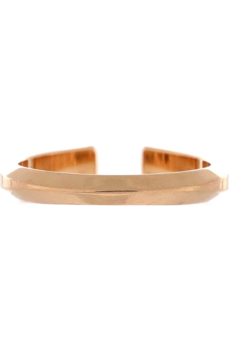 Pre-Owned Hermes Clou de Forge Ring 18K Rose Gold with Diamonds Small, Alternate, color, Rose Gold