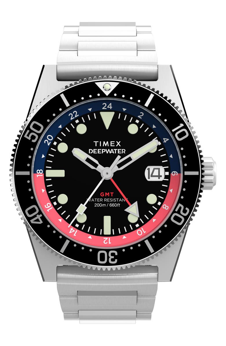 Timex<sup>®</sup> Deepwater Reef Bracelet Watch, 41mm, Main, color,