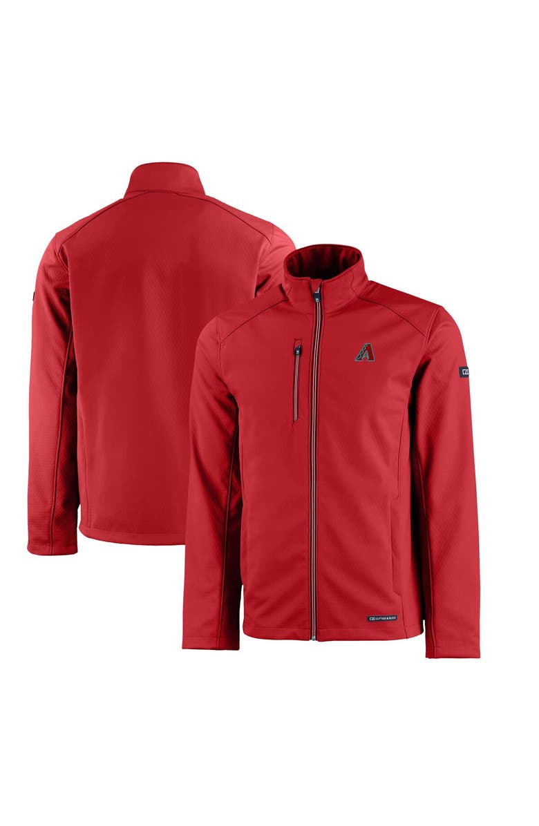 Cutter & Buck Men's Cutter & Buck  Red Arizona Diamondbacks Evoke Eco Recycled Full-Zip Jacket, Main, color, 