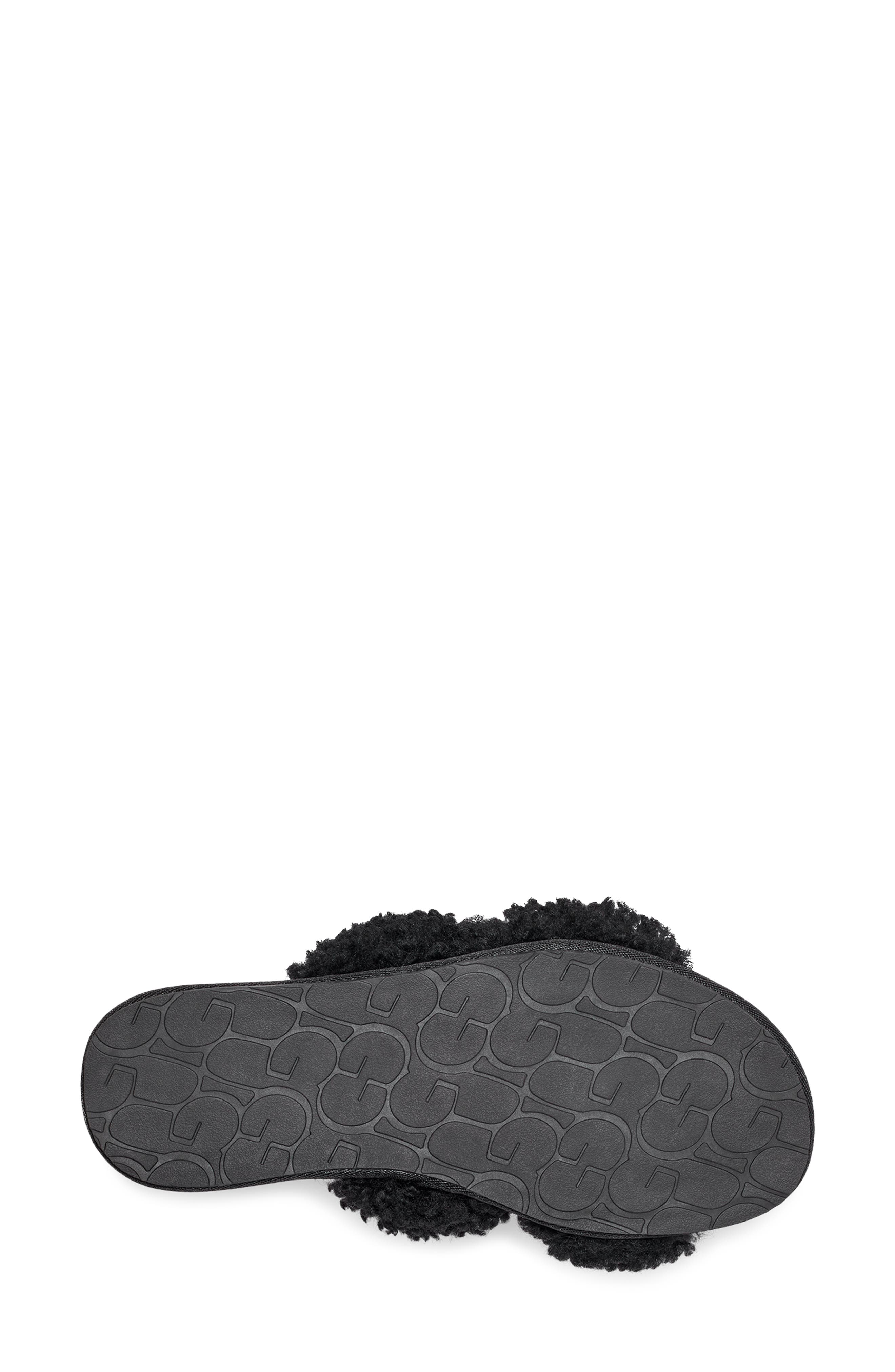 UGG<sup>®</sup> Maxi Curly Genuine Shearling Scuffetta Slipper, Alternate, color, 