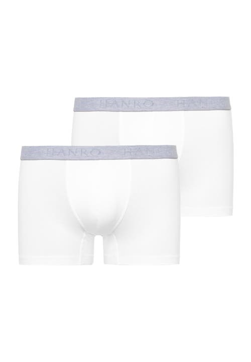 Hanro Cotton Essentials Boxer Brief 2pk In White