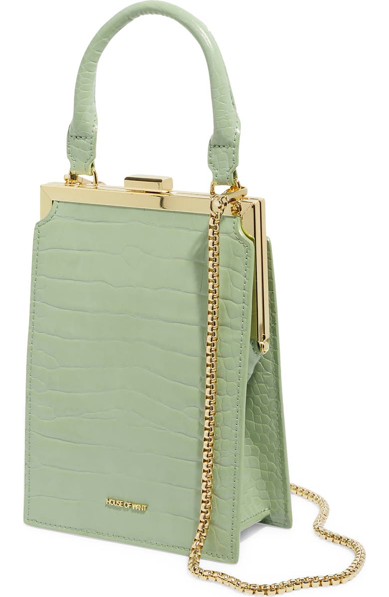 HOUSE OF WANT H.O.W. We Frame It Faux Leather Handbag, Alternate, color,