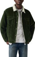 Levi's Relaxed Fit Faux Shearling Lined Corduroy Trucker Jacket