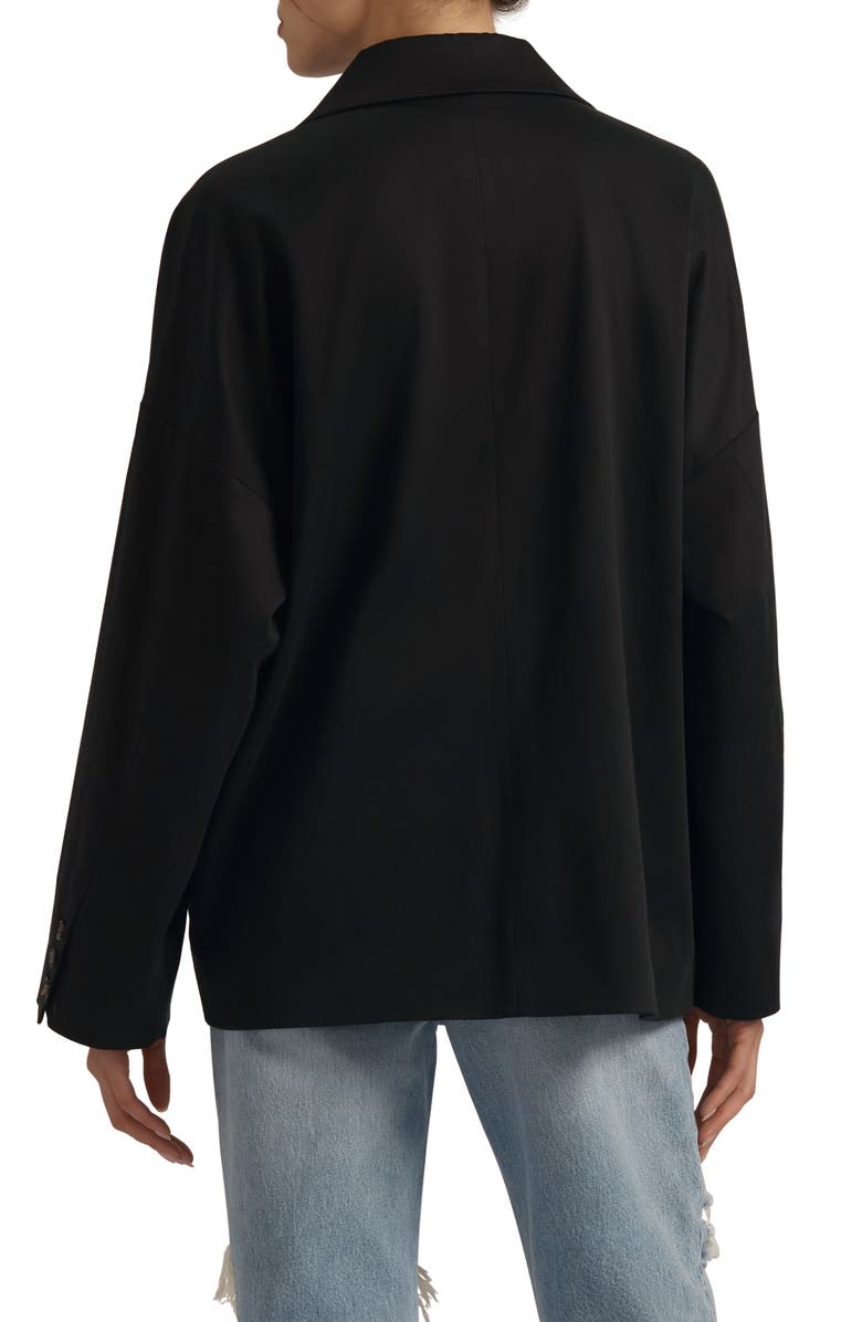 Favorite Daughter The Henry Double Breasted Jacket, Alternate, color, Black