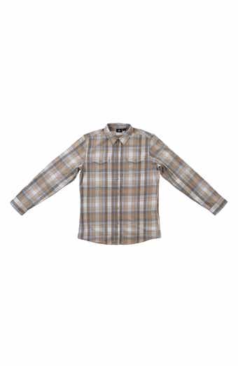 Plaid Long Sleeve Flannel Shirt