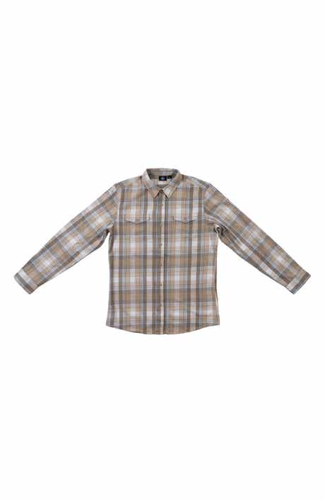 Plaid Long Sleeve Flannel Shirt