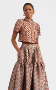 La DoubleJ Juliet Crop Top Embroidered