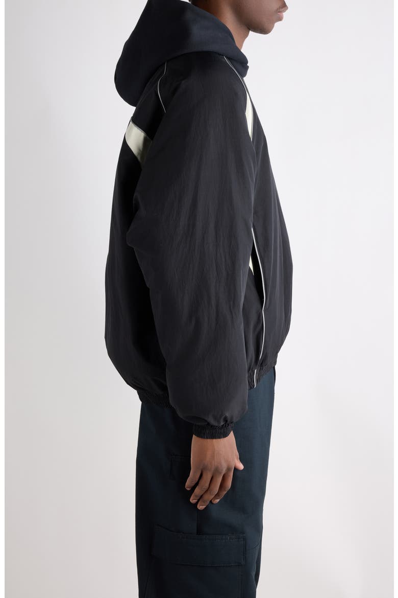 Hybrid Graphic Hoodie, Alternate, color, 1000 BLACK