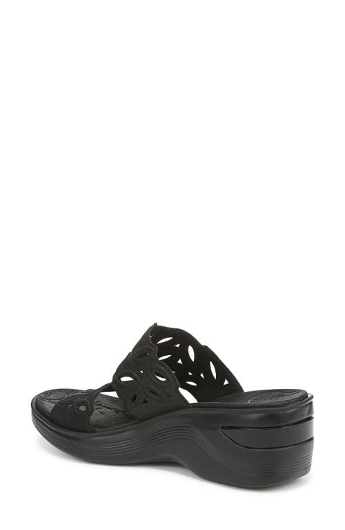 LIFESTRIDE LIFESTRIDE DELIGHT PLATFORM WEDGE SLIDE SANDAL 
