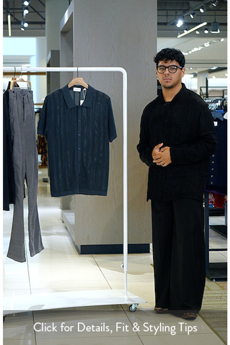 Kellan Knit Short Sleeve Button-Up Shirt video