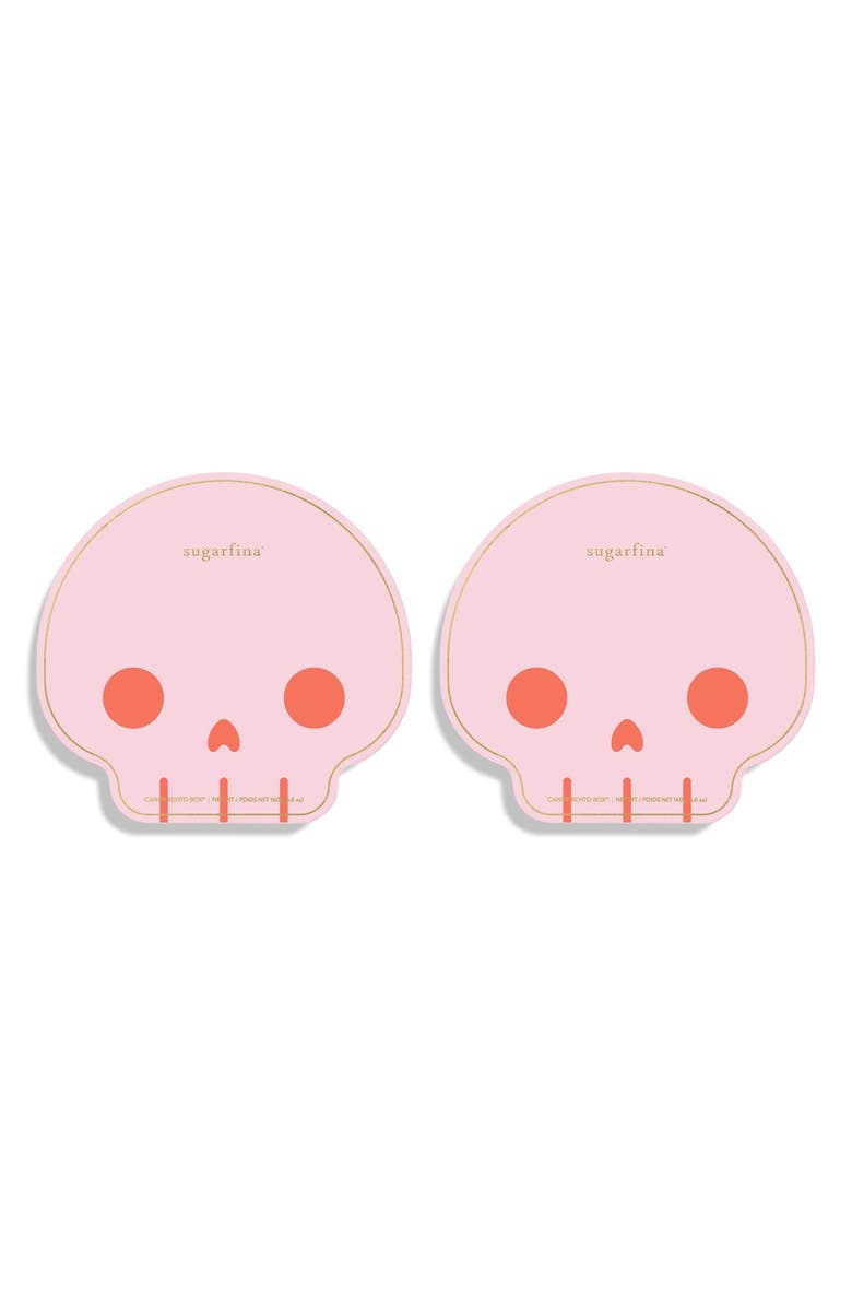sugarfina Sugar Skull 2-Cube Candy Bento Box Duo, Main, color, 