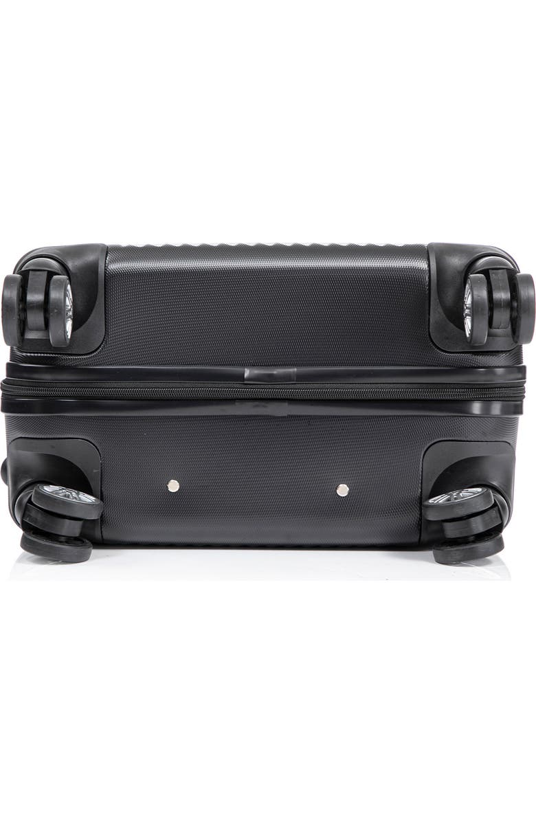 TUCCI Colpi Hardshell 3-Piece Spinner Luggage Set, Alternate, color, Black