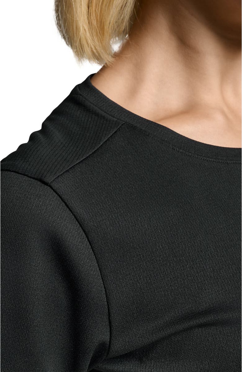 2XU Women
s Aero Tee, Alternate, color, Black/Silver Reflective