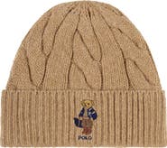 Polo Ralph Lauren Bear Wool Blend Beanie