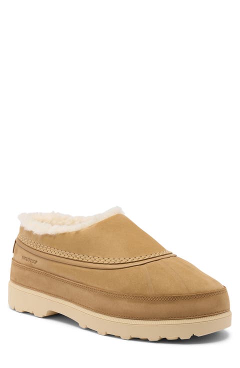 Ambler Fireside Waterproof Faux Shearling Lined Slip-On