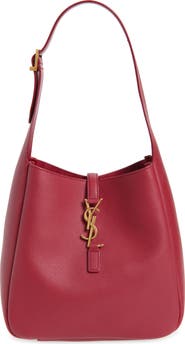 Saint Laurent Small Le 5 à 7 Leather Hobo