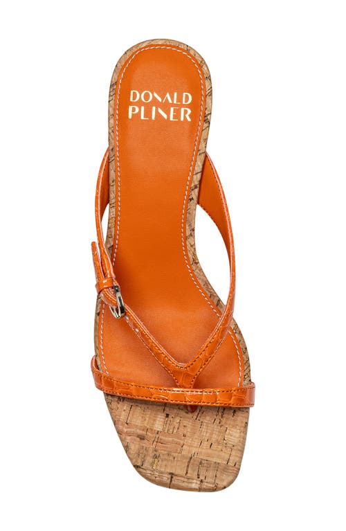 Donald Pliner Claudee Sandal In Orange