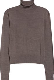 Kallmeyer Idris Merino Wool & Silk Turtleneck Sweater