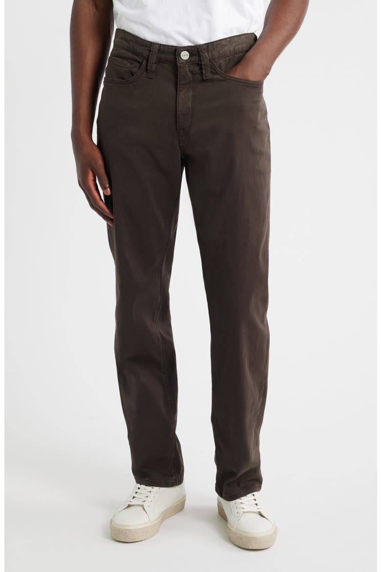 Charisma Relaxed Straight Leg Twill Pants, Main, color, BRUNETTE TWILL