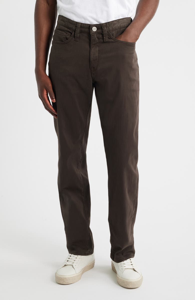 34 Heritage Charisma Relaxed Straight Leg Twill Pants, Main, color, Brunette Twill