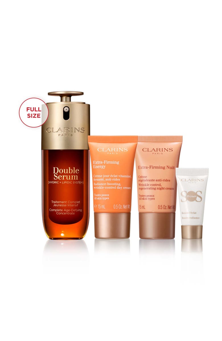 Clarins Double Serum & Extra Firming Skin Care Set $243 Value, Alternate, color,
