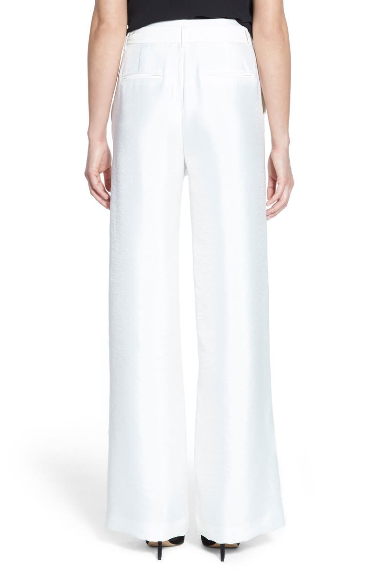 High Rise Wide Leg Pants, Alternate, color, WHITE SNOW