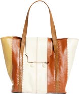 Marni Stripe Leather Tote
