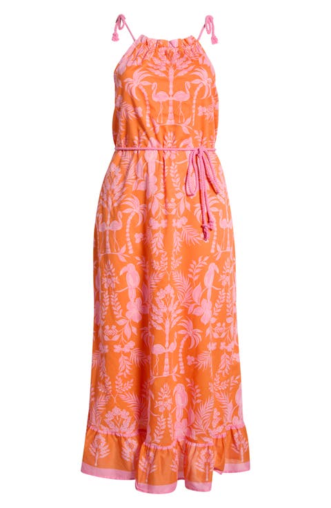 Kimana Floral Cotton Maxi Dress (Plus)