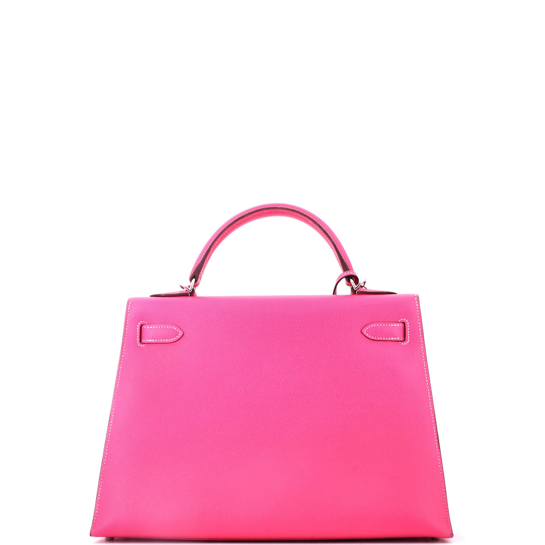 Kelly Handbag Pink Epsom with Palladium Hardware 32, Alternate, color, Pink