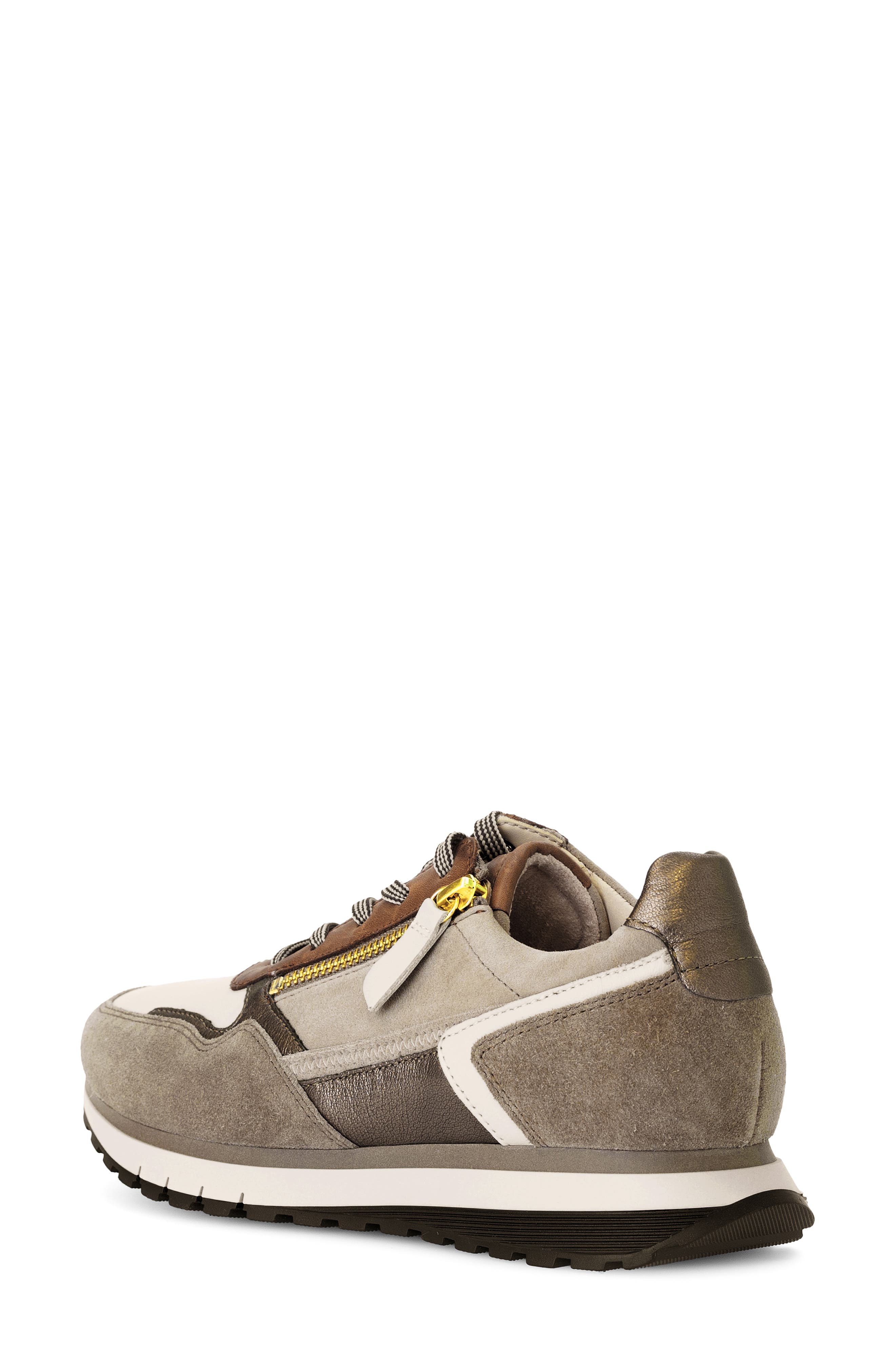 Gabor 56.378 Zip Sneaker, Alternate, color, Farro