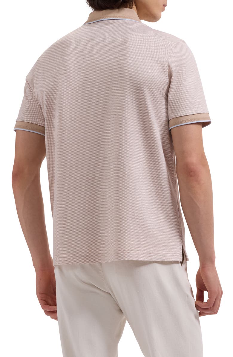 Bugatchi Quarter Zip Polo, Alternate, color, Sand