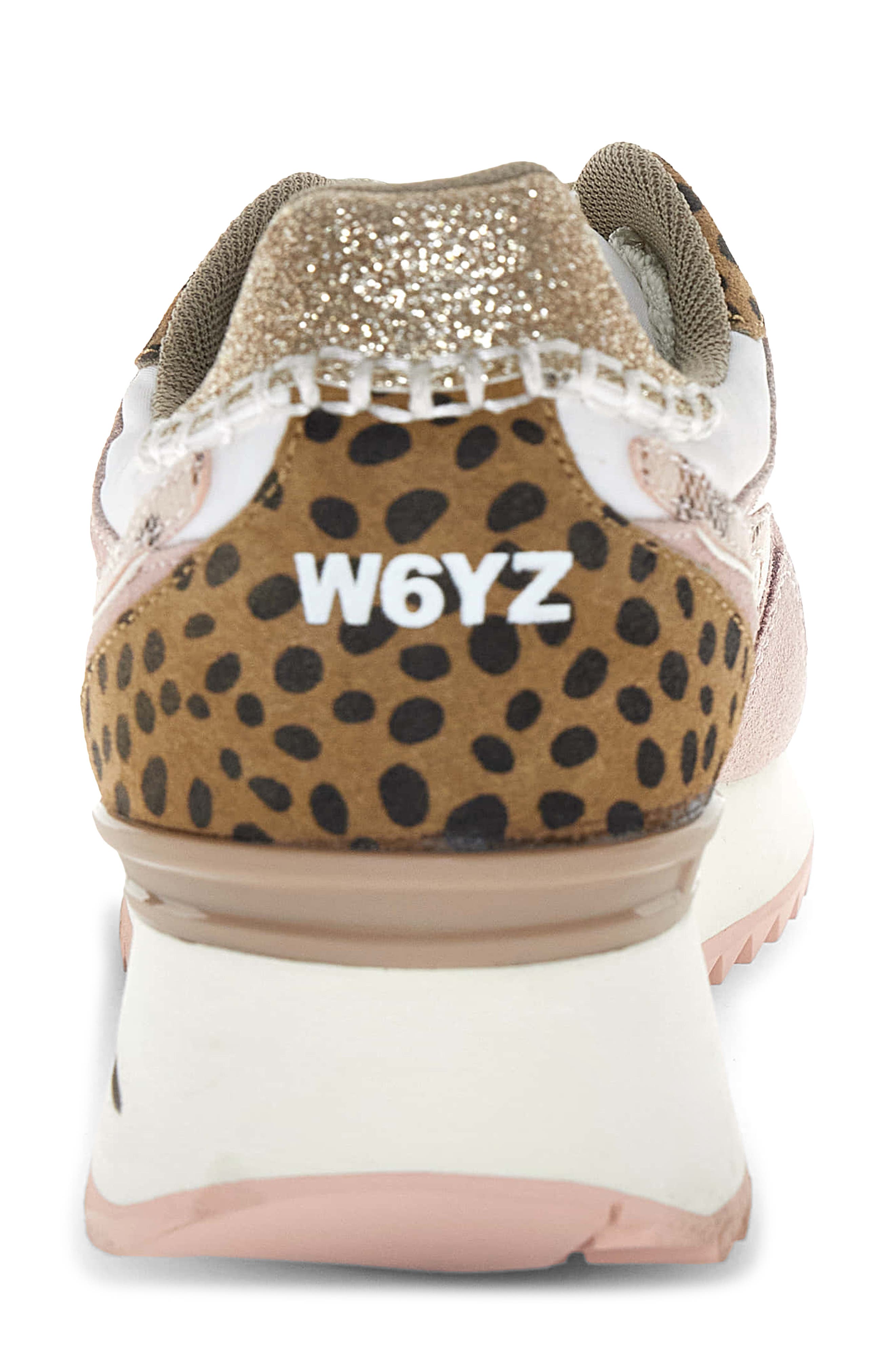 W6YZ Yak Mixed Media Sneaker, Alternate, color, Beige White
